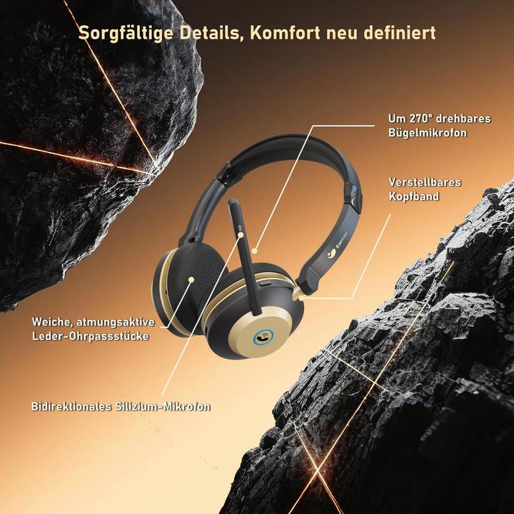 Produktbild EarBay Kabelloses Bluetooth-Headset mit Mikrofon (Kabellos)