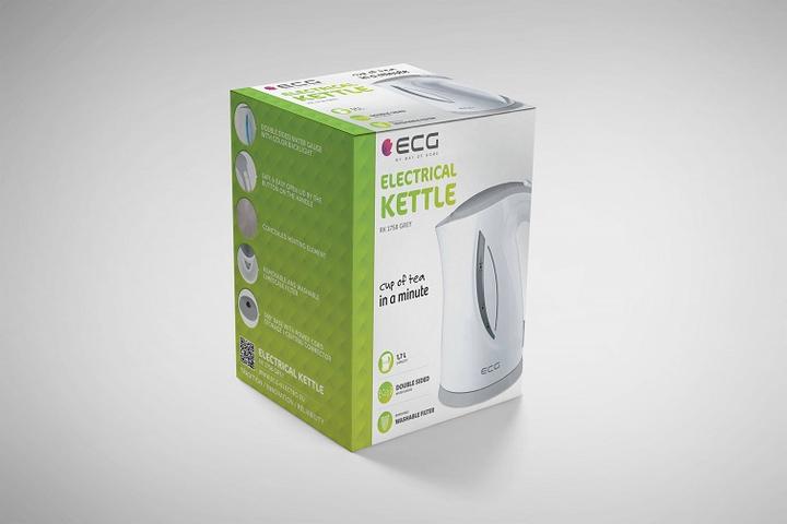 Produktbild ECG RK1758 weiss-grau (1.70 l)