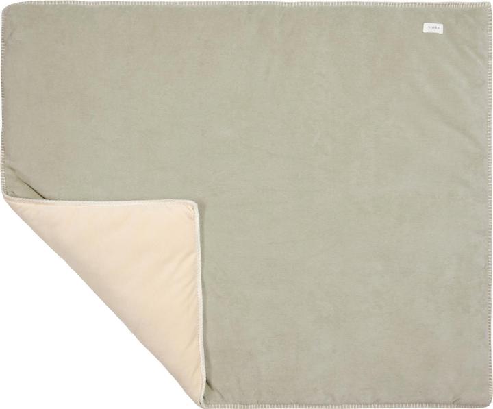 Actual product image Koeka Toddler Blanket Oddi sage/warm white