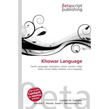 Thumbnail - Khowar Language, Fachbücher von Lambert M. Surhone, Miriam T. Timpledon, Susan F. Marseken
