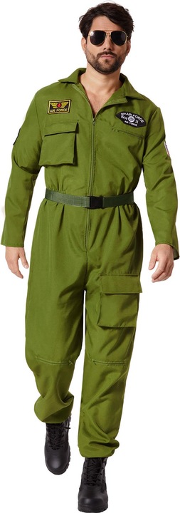 Produktbild tectake Herrenkostüm Air Force Pilot (M)