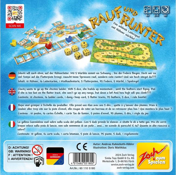 Produktbild Zoch Rauf und runter (Deutsch, Französisch, Italienisch, Englisch)