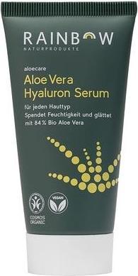 Rainbow Naturprodukte Aloecare Aloe Vera Hyaluron Serum 50ml Anti-Aging Moisturizing Anti-Wrinkle Organic Certified (50 ml)