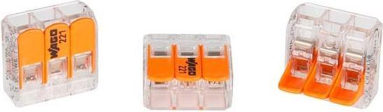 Immagine prodotto Wago Morsetto di collegamento COMPACT 3 volte 50 pezzi