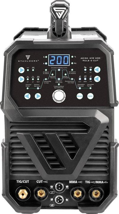Image du produit Stahlwerk Machine à souder combinée 4-en-1 AC/DC TIG 200 pulse D CUT
