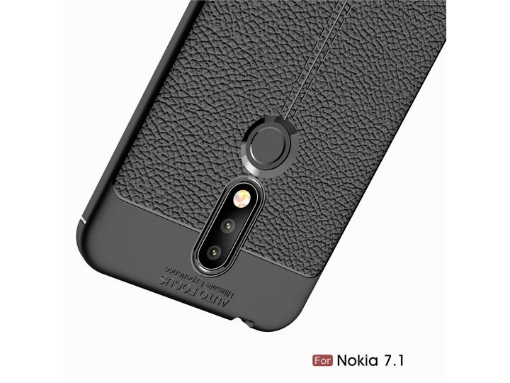 Immagine prodotto Screenguard Nokia 7.1 Cover Design in pelle Copertura TPU (Nokia 7.1)