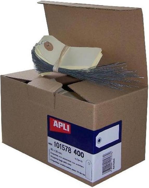 Produktbild Agipa Gep„ckanh„nger, 80 x 38 mm, neutral, mit Draht