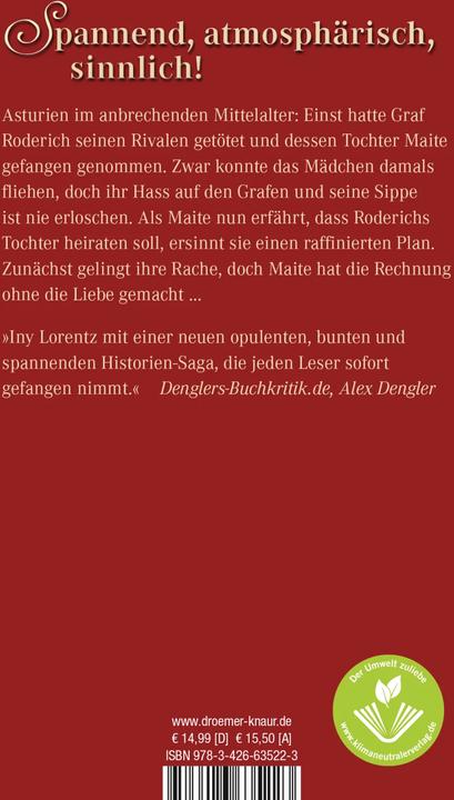 Image du produit Die Rose von Asturien (Allemand, Iny Lorentz, 2011)