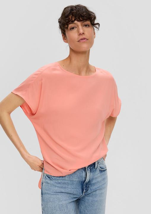 Actual product image S.Oliver Bluse Oversized Viskose-Bluse mit verlängertem Rückenteil (38)