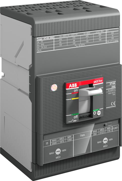 Immagine prodotto Thomas & Betts ABB XT4N 160 TMA 63-63 Interruttore automatico 1 pz. campo di regolazione (corrente): 315 - 6
