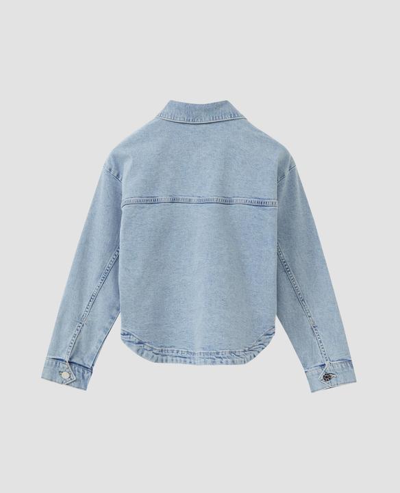 Immagine prodotto S.Oliver Indoor-Jacke Oversized Jeansjacke mit Used-Effekt (170, 176)