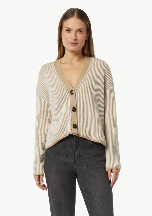 Image du produit Comma Strickjacke Verkürzte Strickjacke in Bi-Color-Optik (44)