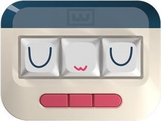 Wooting UwU - No RGB - Gaming Tastatur - Uden Numpad - Universal - Beige (Without keyboard layout, Cable)