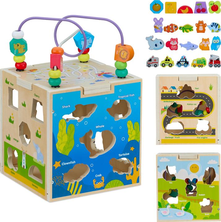Actual product image Relaxdays Activity cube