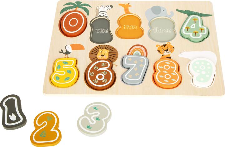 Immagine prodotto small foot Numeri Safari (10 pezzi)