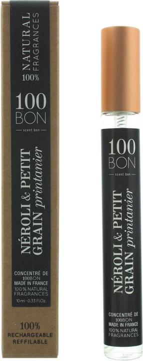 Tulipan Negro 100BOn Néroli & Petit Grain Printanier EDPConcentrate 10ml Spray (Eau de Parfum, 10 ml)