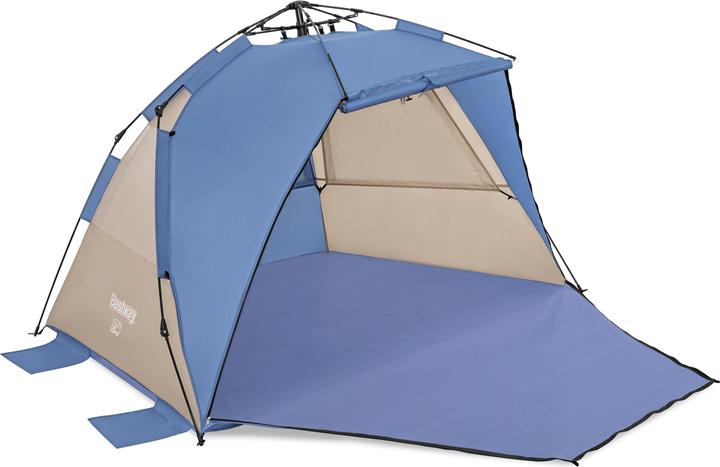 Bestway Tent Polyester with Ventilation 107/127x240x125 cm Camping & Beach 68144 (Kuppelzelt, 3.30 kg, 4 Personen)