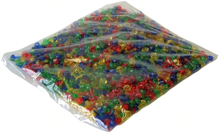 Actual product image Lena Mosaic 1000 pcs Perler Transparent 10mm