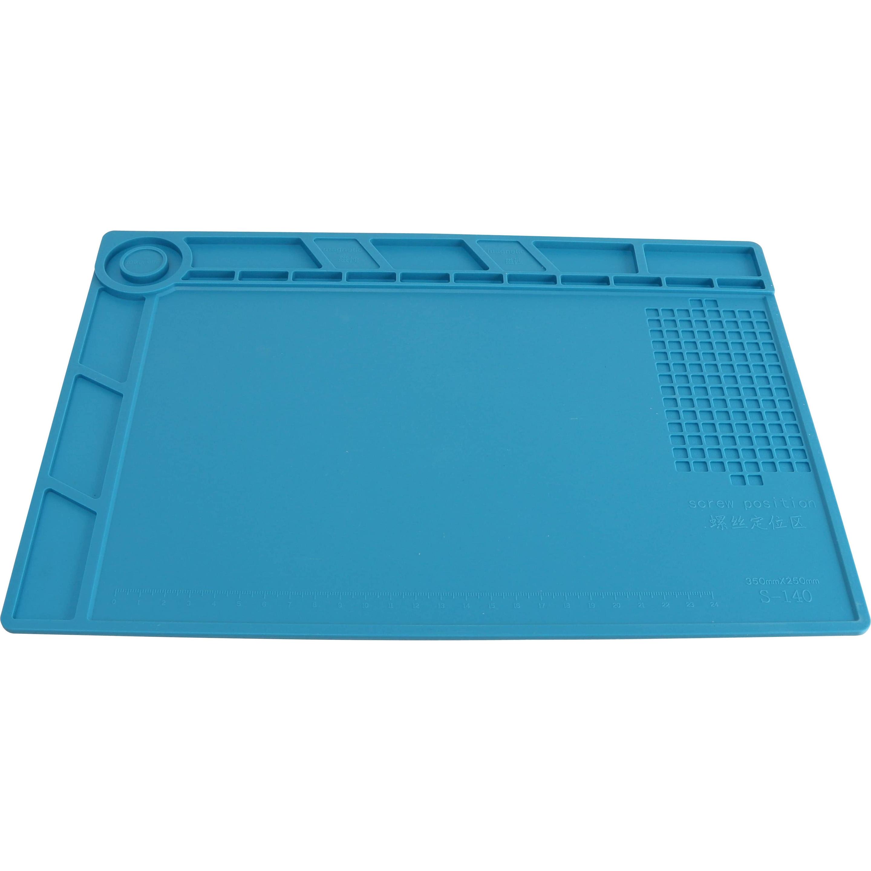 Thumbnail - Daytools Silikon-Lötmatte S-140, 35x25 cm, blau, Lötgerät Zubehör, Blau