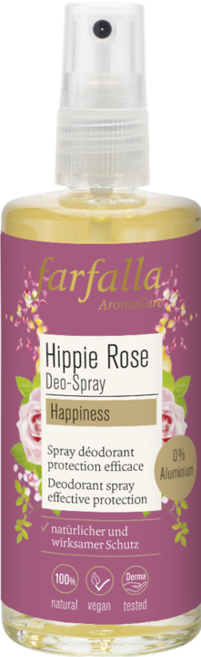 Produktbild Farfalla Deo-Spray Hippie rose Spray (Spray, 100 ml)