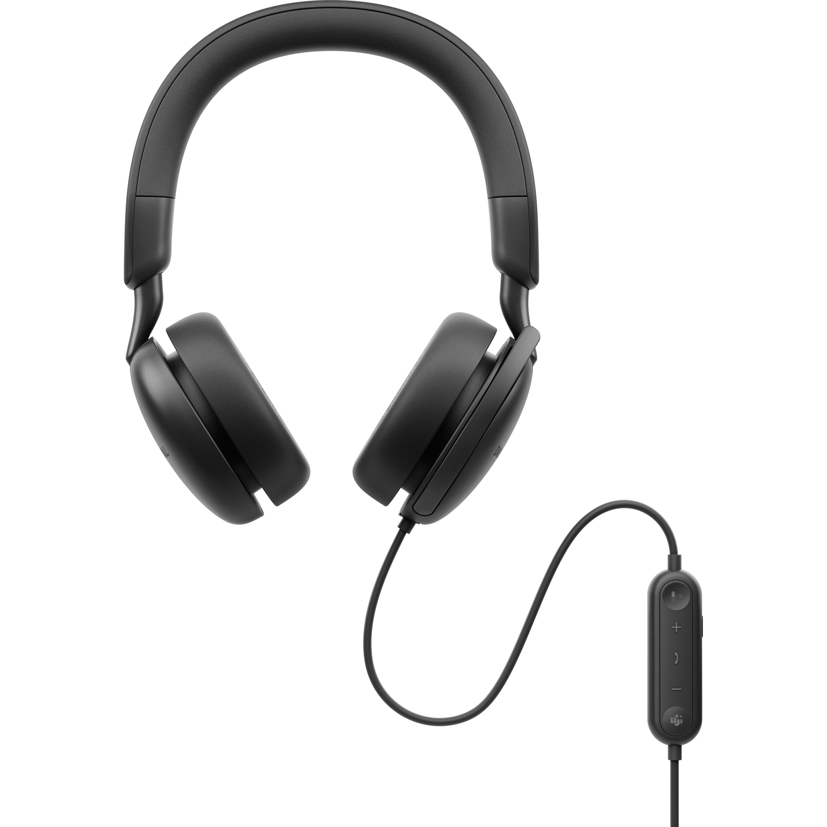 Dell Pro Wired ANC Headset WH5024 (Kabelgebunden, USB-C), Office Headset, Schwarz