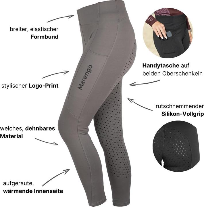 Produktbild Marengo Thermo-Reitleggings Chilly Fullgrip (XL)