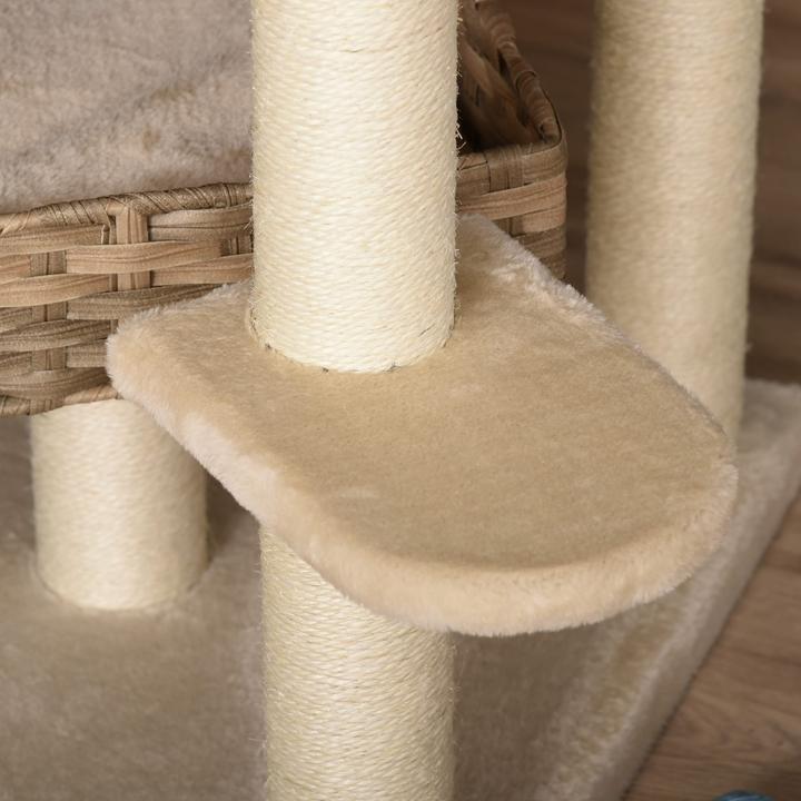 Actual product image Jamb Scratching post (174 cm, Brown)