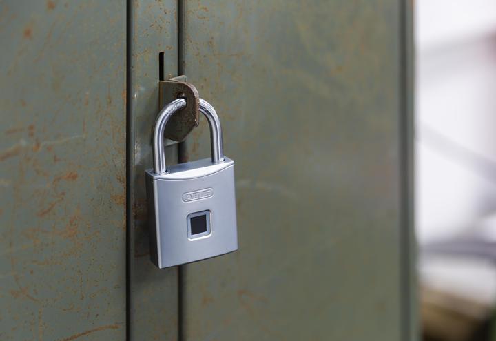 Actual product image Abus Touch fingerprint lock
