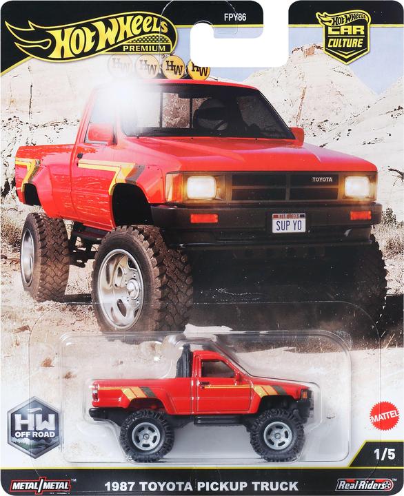 Actual product image Hot Wheels Car Culture HW Off-Road 1987 Toyota Pickup Truck