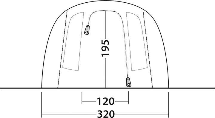 Produktbild Outwell Phoenix 5 (Tunnelzelt, 28.10 kg, 5 Personen)