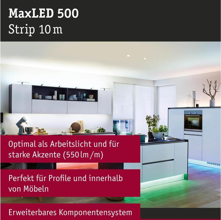 Produktbild Paulmann MaxLED 500 (RGBW, 1000 cm, Indoor)