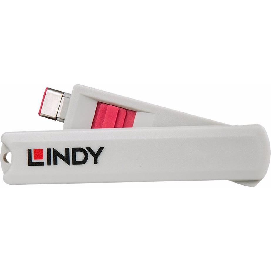 Thumbnail - Lindy Port Schloss, Notebook Security, Pink