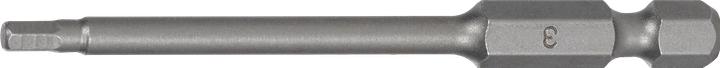 Actual product image SW-Stahl Screwdriver bit hexagon socket long IBO/4-3L Ø 3 mm 6.3 mm (1/4') hexagonal (Allen screw)
