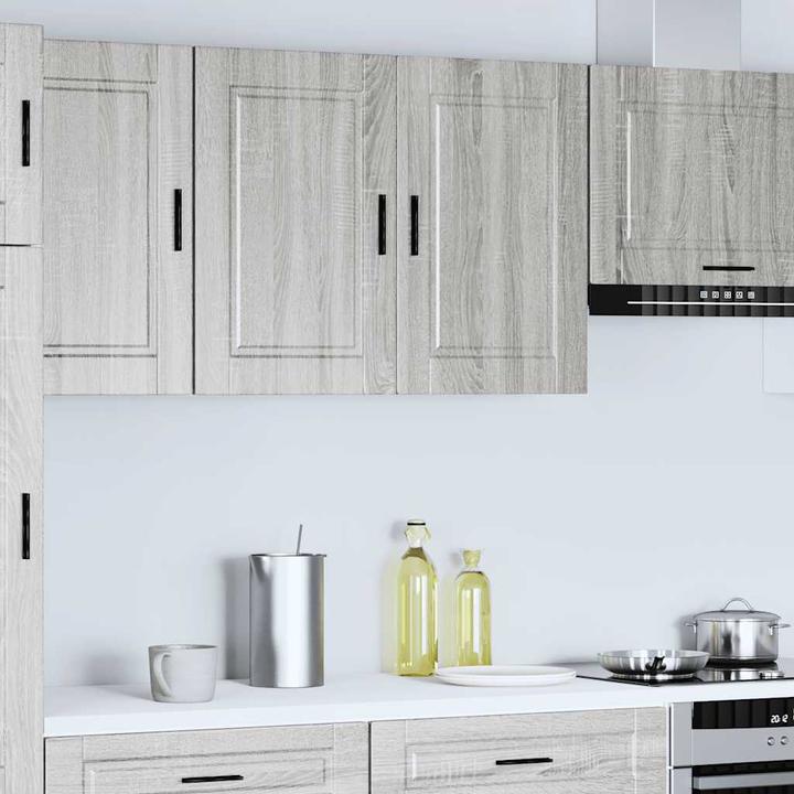 Image du produit VidaXL Armoire suspendue de cuisine Porto Gris Sonoma Matériau dérivé du bois Armoire murale de cuisine (80 x 31 x 60 cm)