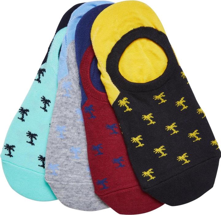 Image du produit Urban Classics Reccyled Yarn Invisbile Palmtree Chaussettes 4-Pack (paquet de 4, 43 - 46)