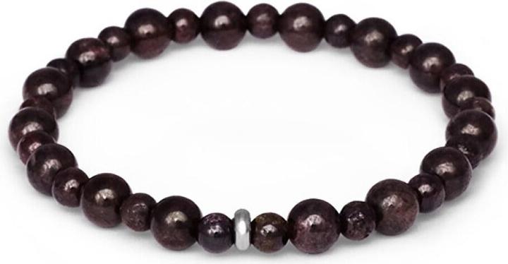 Immagine prodotto Beneto Bracciale con perline di granato MINK155/17 (Granato)
