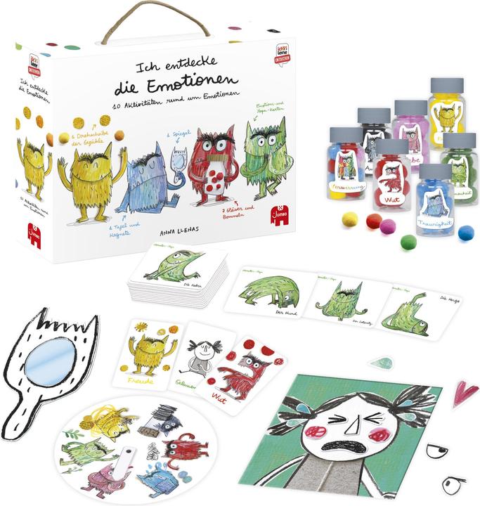 Actual product image Jumbo I learn to discover - colour monster (German)