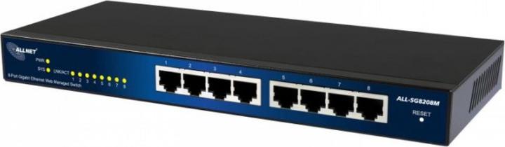 Productafbeelding Allnet Schakelaar ALL-SG8208M (8 Havens)