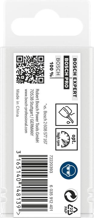 Produktbild Bosch Professional Zubehör PRO Metal HSS-G Spiralbohrer mit Doppelklinge, 4,9 x 17 x 62 mm (4.9 mm)