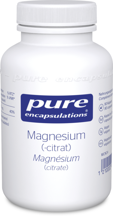 Produktbild Pure encapsulations Magnesium (-citrat) (90 Stück, Kapseln, 137 g)
