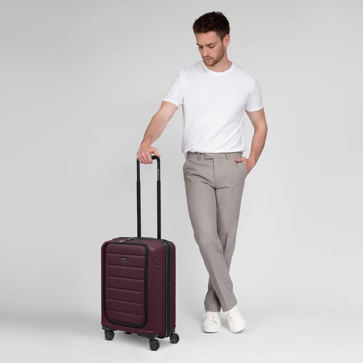 Actual product image Redolz Essentials 17 4-Rollen Kabinentrolley 55 cm Soft-Pocket Laptopfach (46 l)