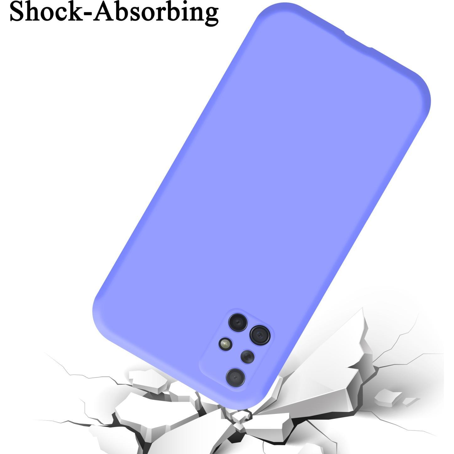 Thumbnail - Cadorabo TPU Liquid Silicone Case Cover (Samsung Galaxy A71), Smartphone Hülle, Violett