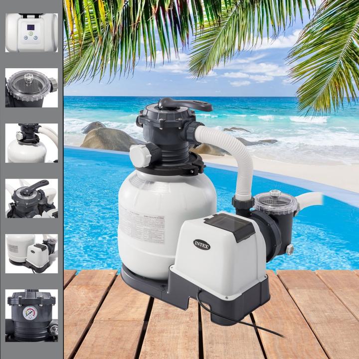Actual product image Intex Krystal Clear sand filter system