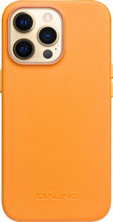 Produktbild QiAlino Hülle (MagSafe kompatibel) Orange (Apple iPhone 14 Pro Max)