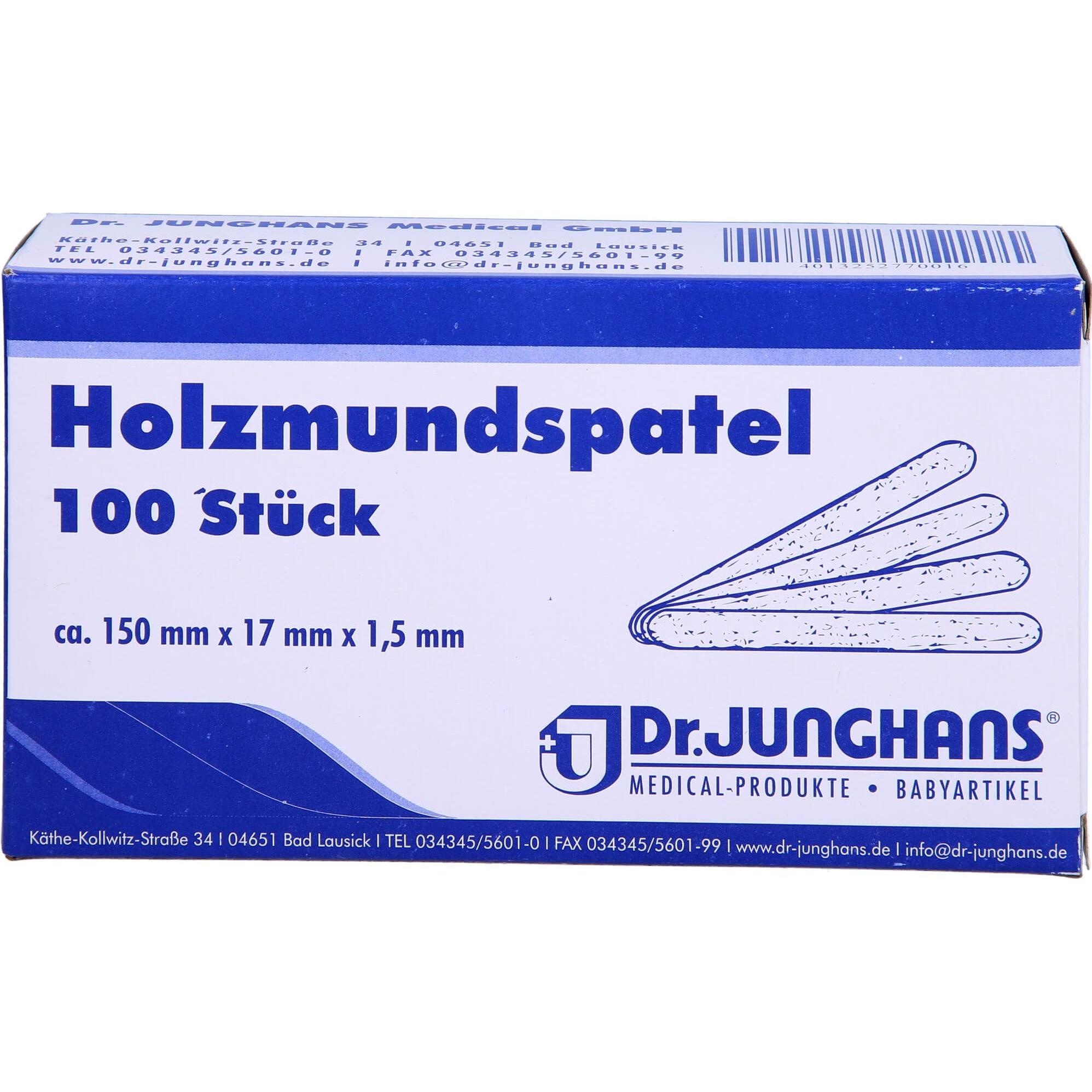 Thumbnail - Dr. Junghans, Praxisbedarf, HOLZMUNDSPATEL 15CM, 100 St