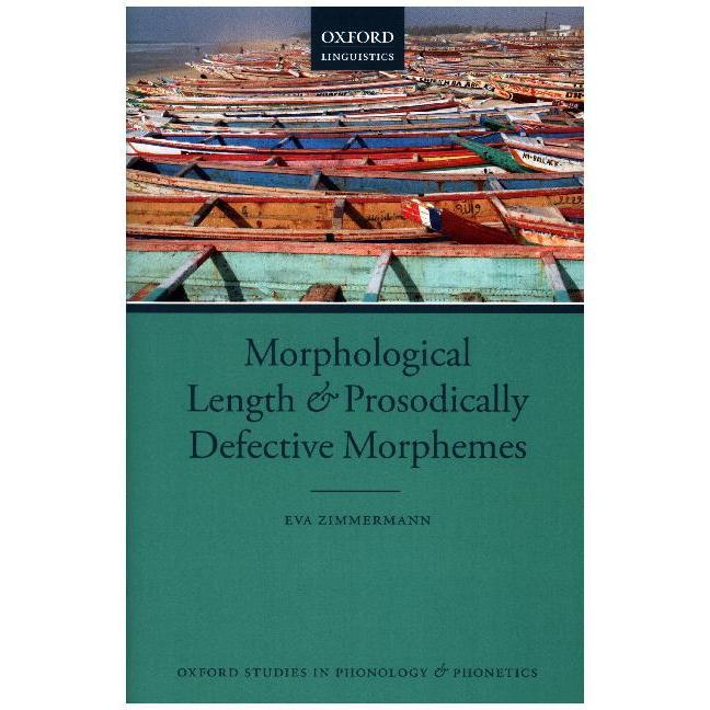 Thumbnail - Zimmermann:Morphological Length and Pro, Fachbücher von Eva Zimmermann