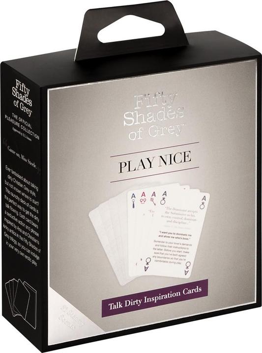 Productafbeelding Fifty Shades of Grey Play Nice Talk Dirty Inspiration Cards (Bordspellen, Engels)