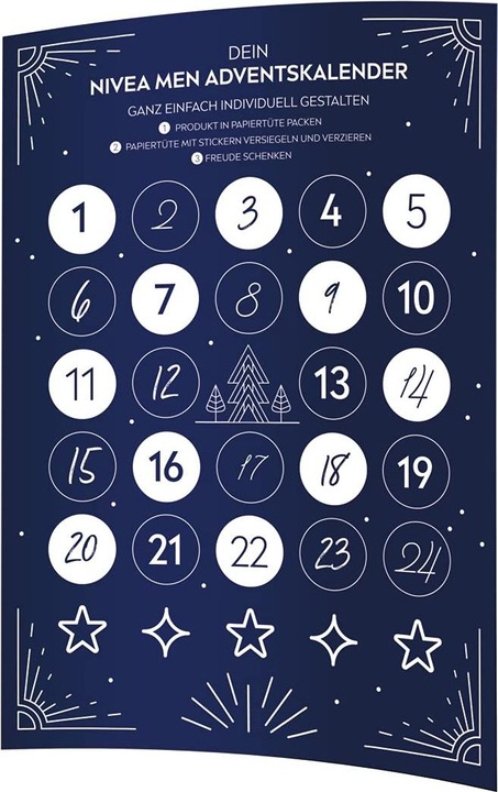 Actual product image Nivea Men Christmas calendar