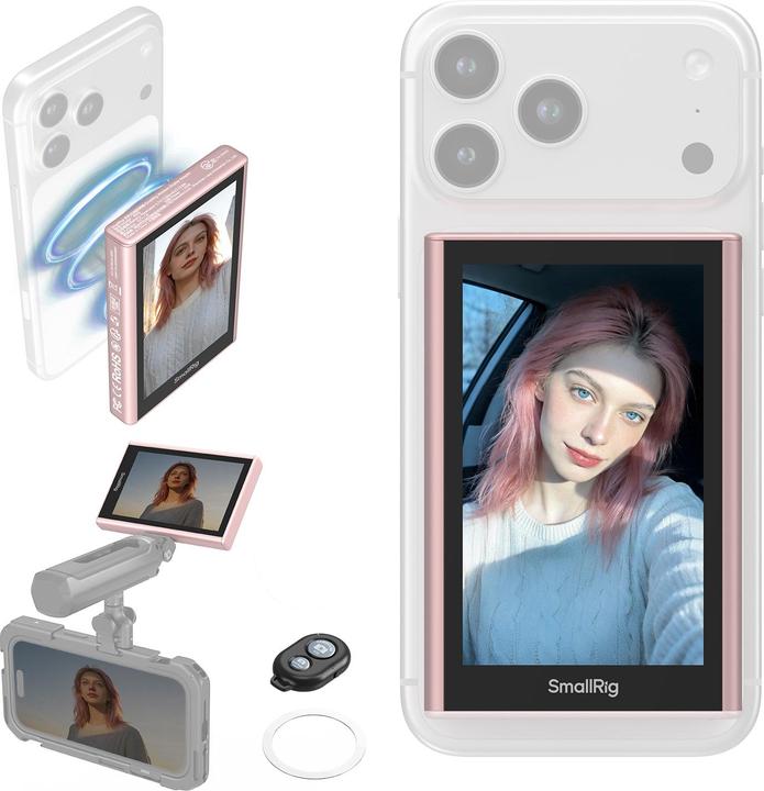 Image du produit SmallRig 5746 Wireless Display Mirroring Adapter for Mobile Phone (Selfie Kit) (Accessoires vidéo divers)