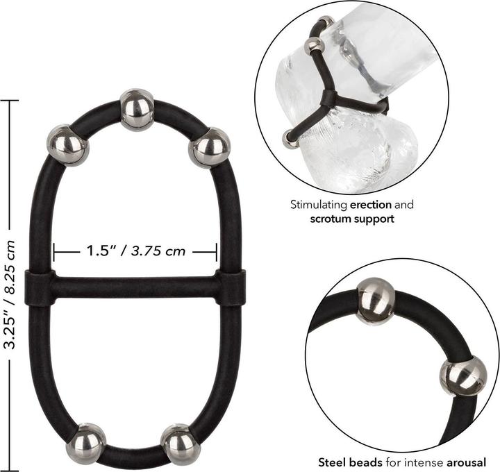 Image du produit CalExotics Acier perlé double silicone Maximizer (3.75 cm)